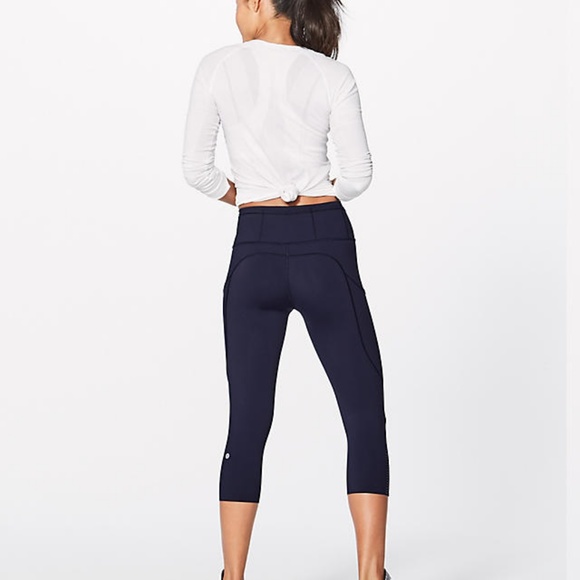 Lululemon, New (w/ tags) Fast & Free Crop, Size 8 - Picture 2 of 5